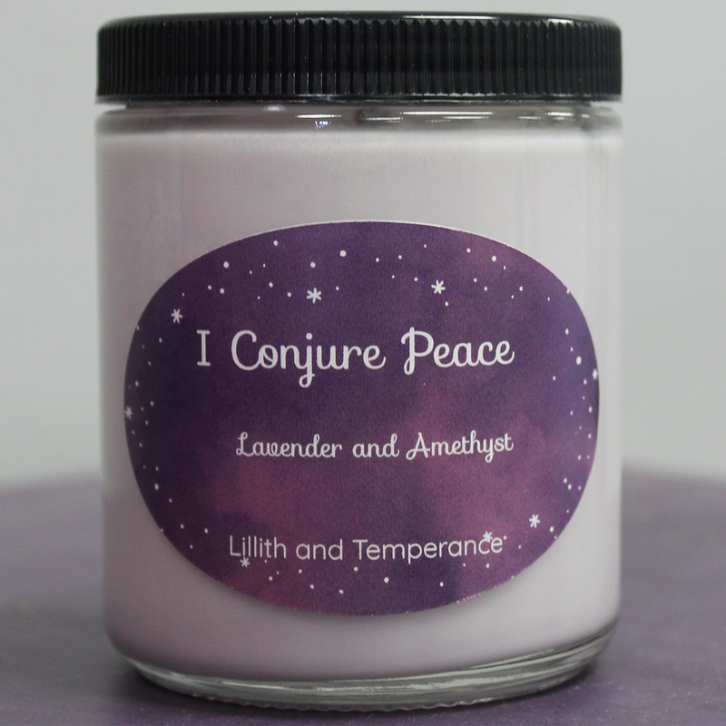i conjure peace candle - lillith and temperance