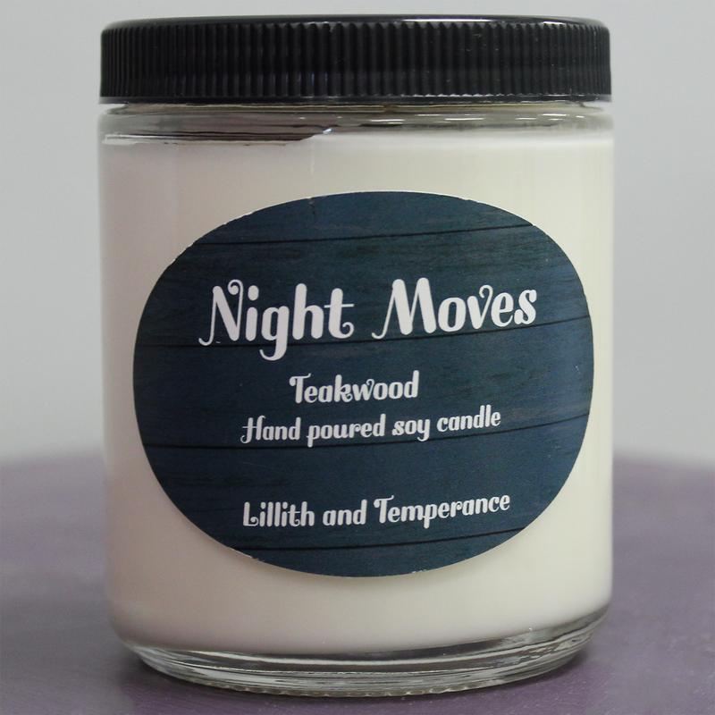 night moves candle - lillith and temperance