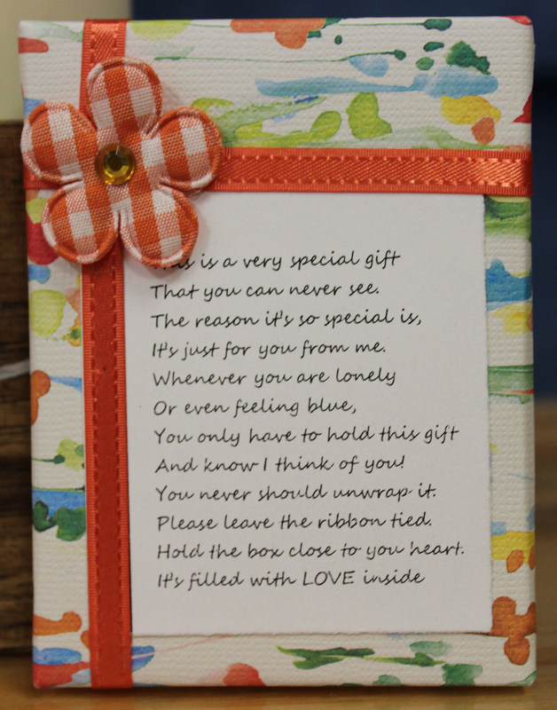 special gift poem box